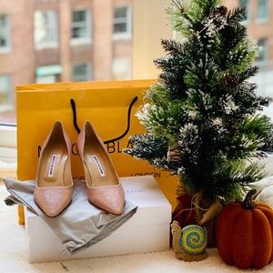 Lisa Pink Shimmer Pump